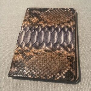 Haute Hippie Snakeskin Passport Holder - Great condition!